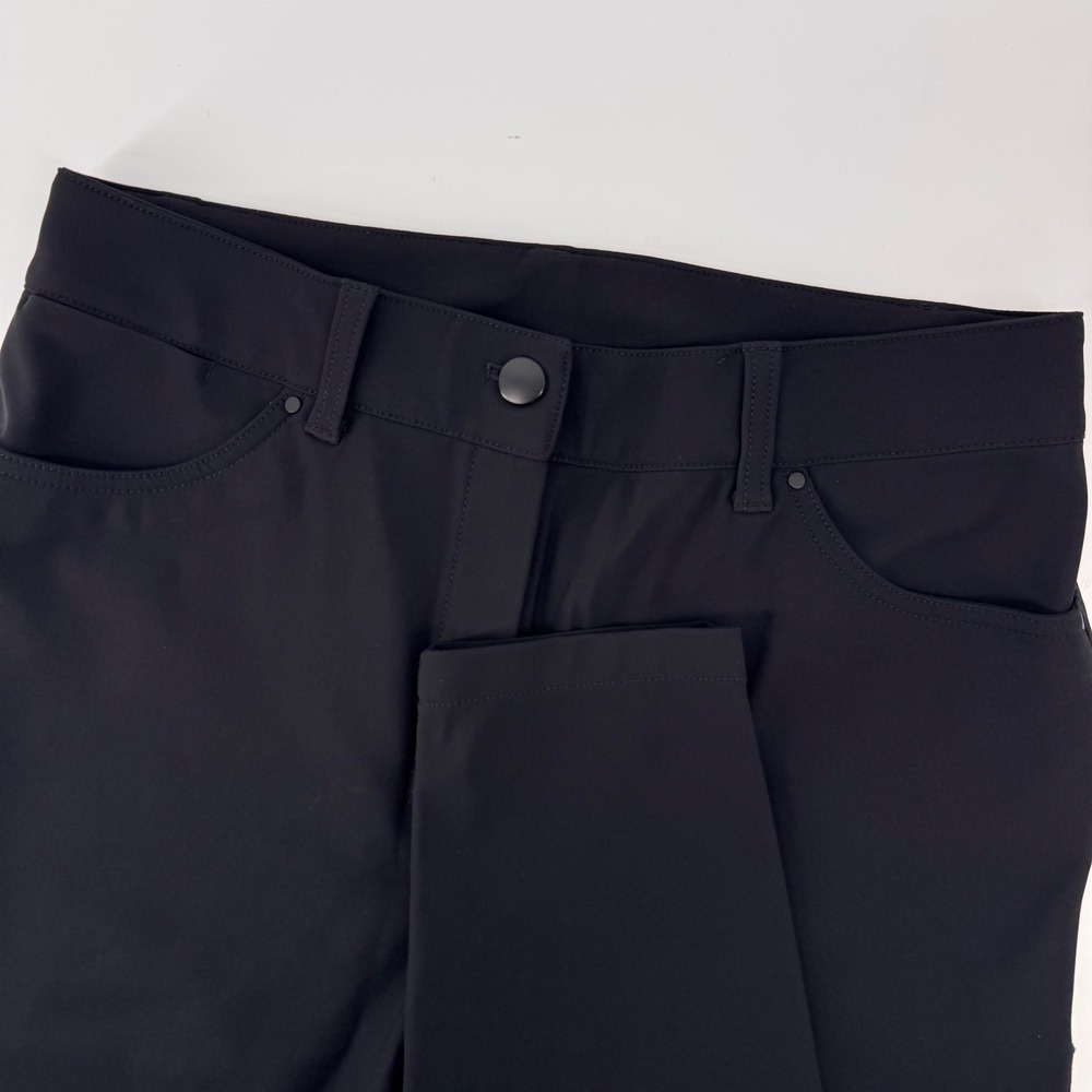 Lululemon City Sleek 5 Pocket Pant Women 30 Black Slim Warpstreme High Rise 9932